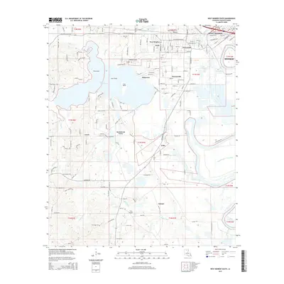 2015 Map of West Monroe South, 2015 Print