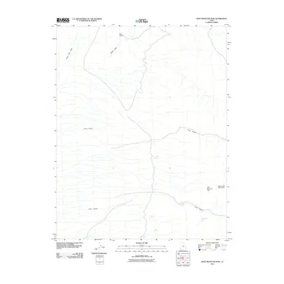 2011 Map of West Mountain Peak, 2011 Print