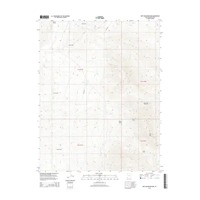 2014 Map of West Mountain Peak, 2014 Print