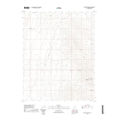 2020 Map of West Mountain Peak, 2020 Print