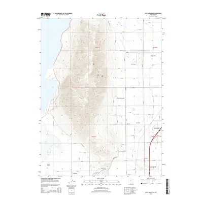 2014 Map of West Mountain, 2014 Print