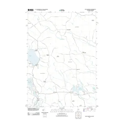 2011 Map of West Newfield, 2011 Print