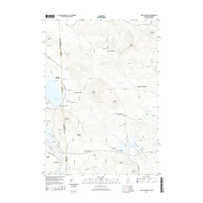 2014 Map of West Newfield, 2014 Print