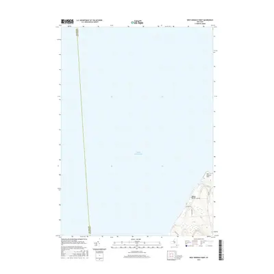2016 Map of West Ninemile Point, 2016 Print