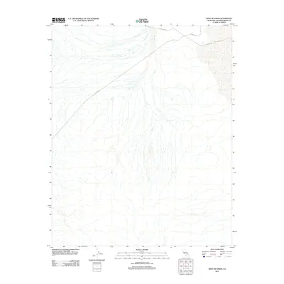 2012 Map of West of Baker, 2012 Print