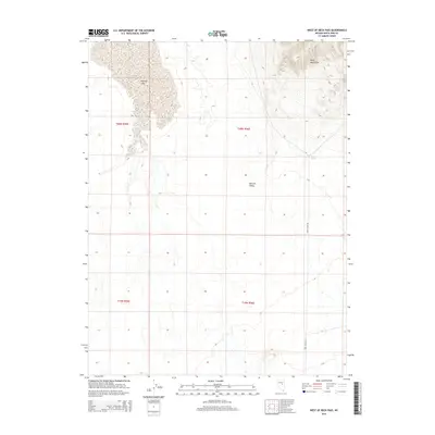 2014 Map of West of Beck Pass, 2014 Print
