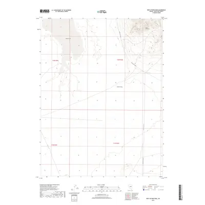 2018 Map of West of Beck Pass, 2018 Print