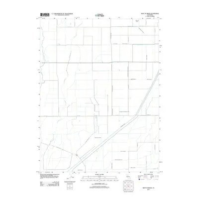 2012 Map of West of Biggs, 2012 Print