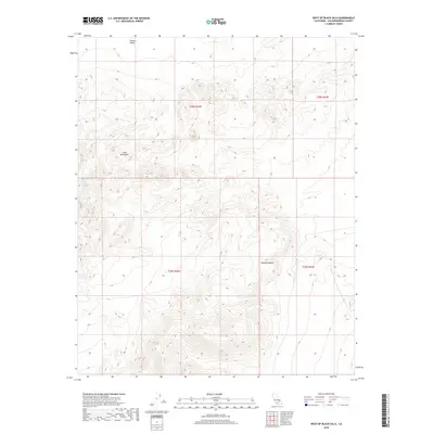 2018 Map of West of Black Hills, 2018 Print