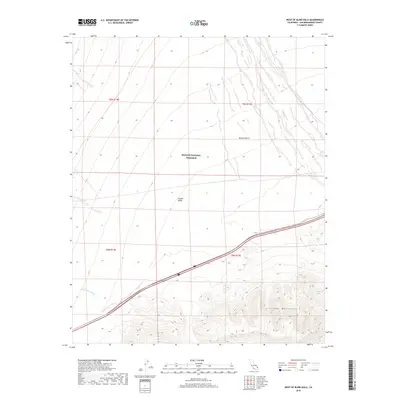 2018 Map of West of Blind Hills, 2018 Print