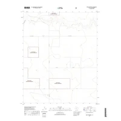 2019 Map of West of Brickel, 2019 Print