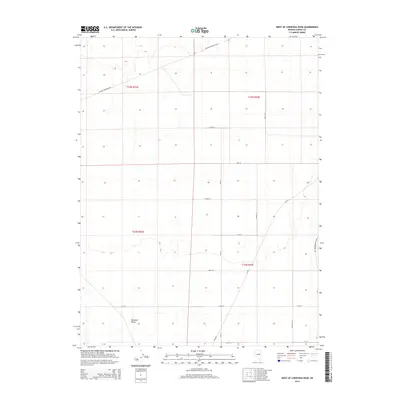 2014 Map of West of Christina Peak, 2014 Print