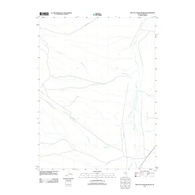 2012 Map of West of Coffin Mountain, 2012 Print