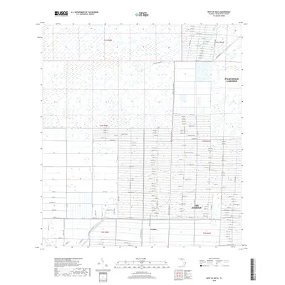 2018 Map of West of Delta, 2018 Print