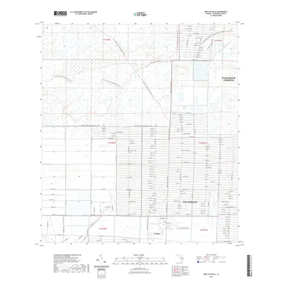 2021 Map of West of Delta, 2021 Print