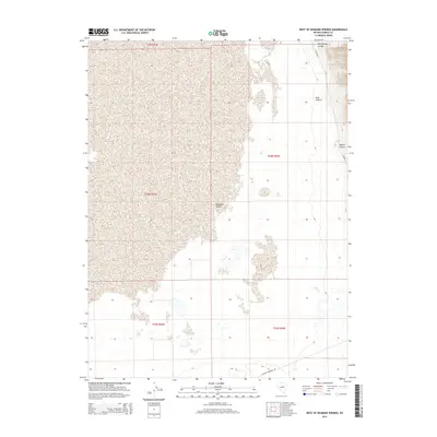 2014 Map of West of Diamond Springs, 2014 Print