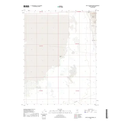 2018 Map of West of Diamond Springs, 2018 Print