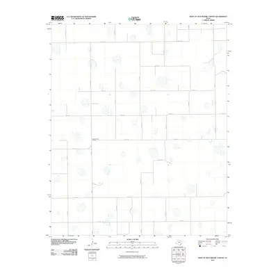 2010 Map of West of Dick Moore Canyon, 2010 Print