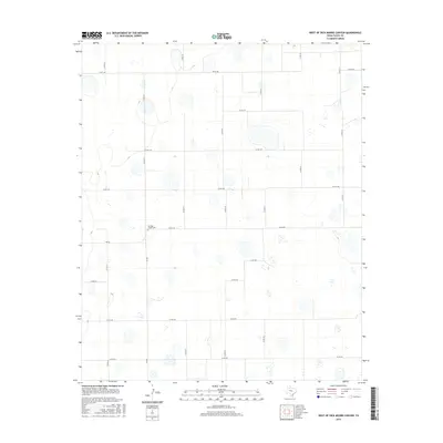 2016 Map of West of Dick Moore Canyon, 2016 Print