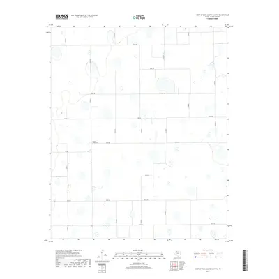 2019 Map of West of Dick Moore Canyon, 2019 Print