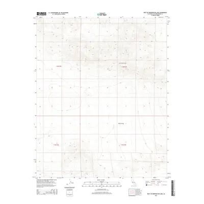 2015 Map of West of Drinkwater Lake, 2015 Print