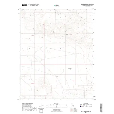 2018 Map of West of Drinkwater Lake, 2018 Print
