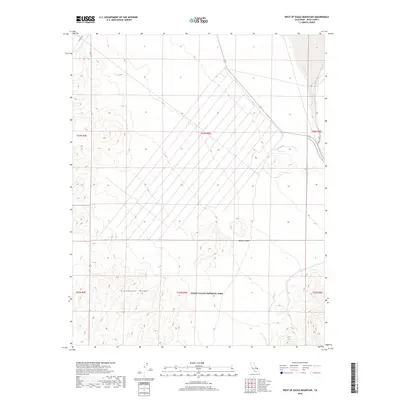 2018 Map of West of Eagle Mountain, 2018 Print