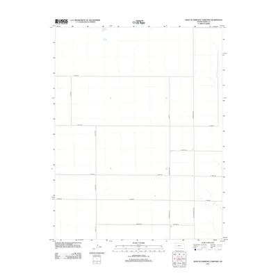 2012 Map of West of Eminence Cemetery, 2012 Print