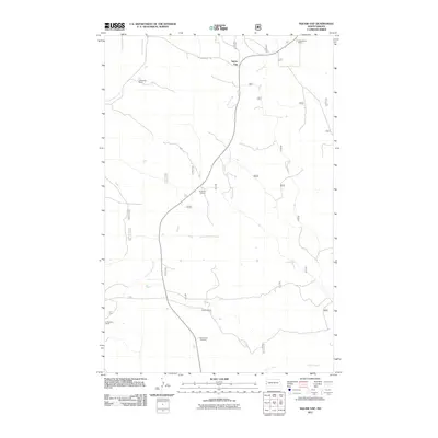 2011 Map of West of Flat Rock Butte, 2011 Print