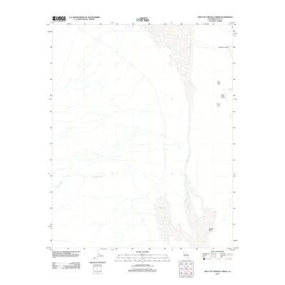 2012 Map of West of Furnace Creek, 2012 Print