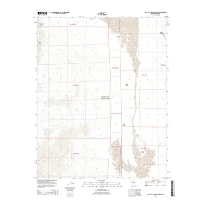 2015 Map of West of Furnace Creek, 2015 Print