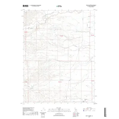 2018 Map of West of Gerber, 2018 Print