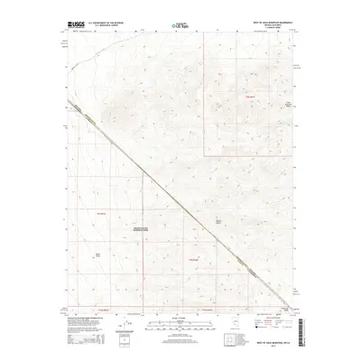 2014 Map of West of Gold Mountain, 2014 Print