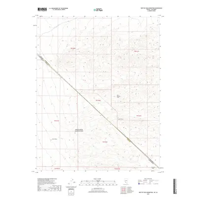 2018 Map of West of Gold Mountain, 2018 Print