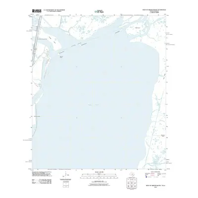 2010 Map of West of Greens Bayou, 2010 Print
