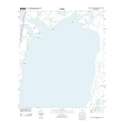 2013 Map of West of Greens Bayou, 2013 Print