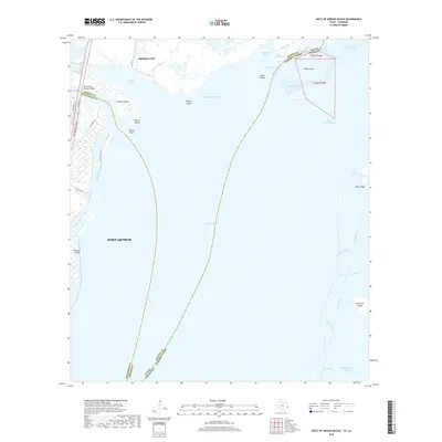 2019 Map of West of Greens Bayou, 2019 Print