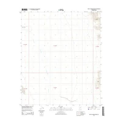 2014 Map of West of Growler Peak, 2014 Print