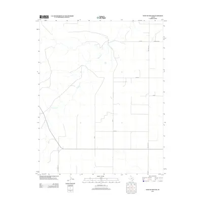2012 Map of West of Gruver, 2012 Print