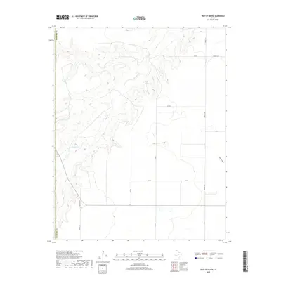 2019 Map of West of Gruver, 2019 Print