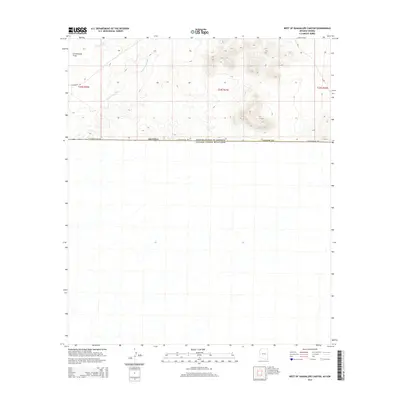 2014 Map of West of Guadalupe Canyon, 2014 Print