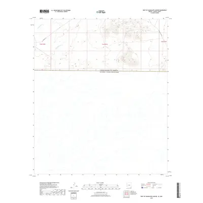 2018 Map of West of Guadalupe Canyon, 2018 Print