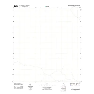 2012 Map of West of Horseshoe Head, 2012 Print