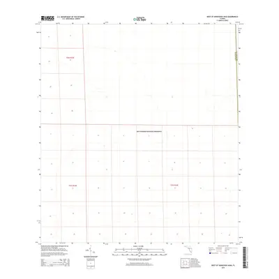 2015 Map of West of Horseshoe Head, 2015 Print