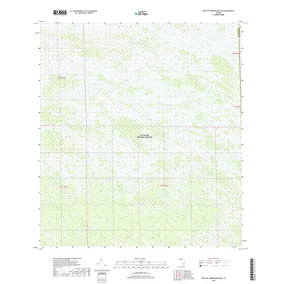2018 Map of West of Horseshoe Head, 2018 Print