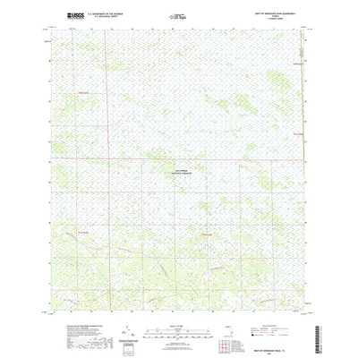 2021 Map of West of Horseshoe Head, 2021 Print