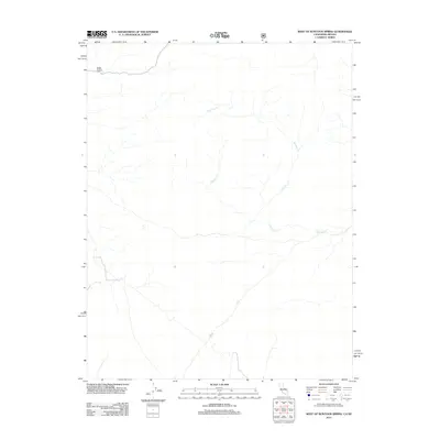 2012 Map of West of Huntoon Spring, 2012 Print