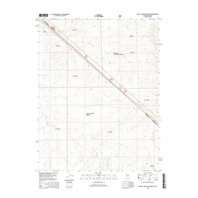 2015 Map of West of Huntoon Spring, 2015 Print