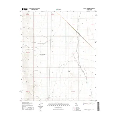 2015 Map of West of Juniper Mine, 2015 Print