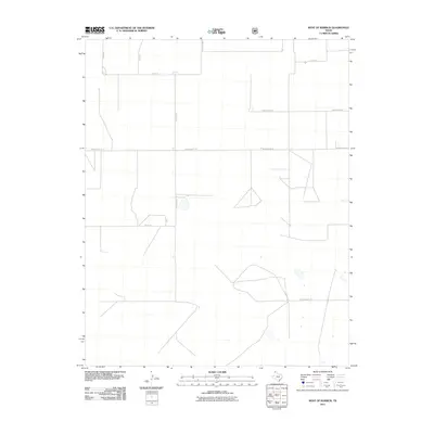 2011 Map of West of Kerrick, 2011 Print